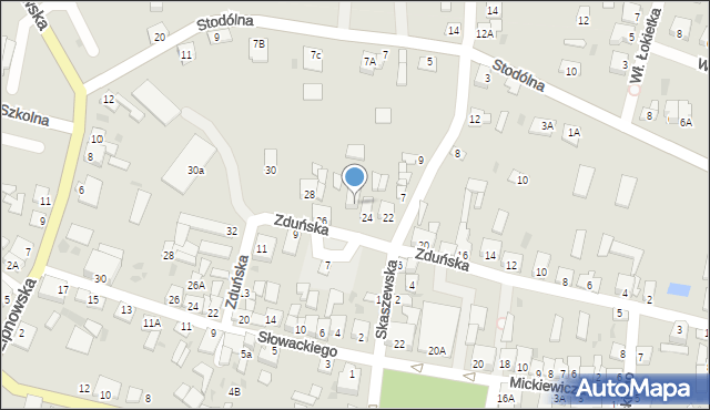 Dobrzyń nad Wisłą, Zduńska, 24A, mapa Dobrzyń nad Wisłą