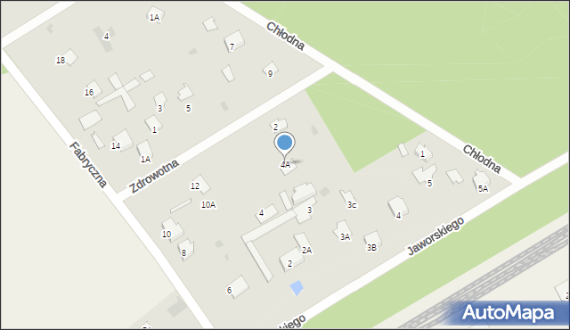 Garbatka-Letnisko, Zdrowotna, 4A, mapa Garbatka-Letnisko