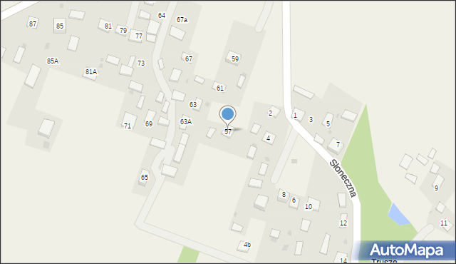 Horyniec-Zdrój, Zdrojowa, 57, mapa Horyniec-Zdrój