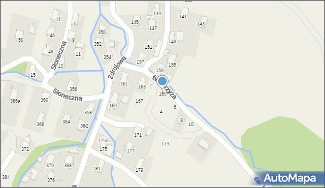 Klimkówka, Zdrojowa, 165, mapa Klimkówka