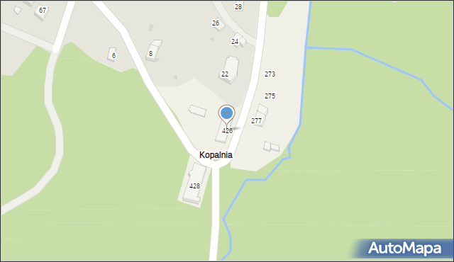 Klimkówka, Zdrojowa, 426, mapa Klimkówka