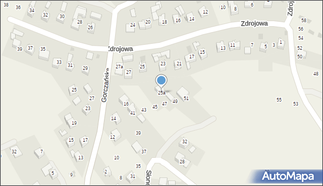 Kluszkowce, Zdrojowa, 25a, mapa Kluszkowce