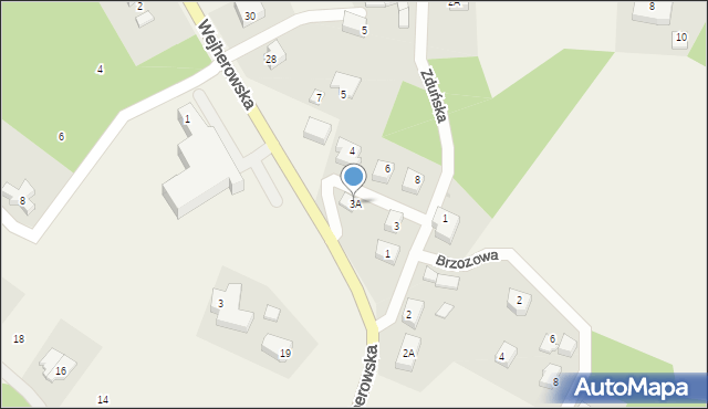 Koleczkowo, Zduńska, 3A, mapa Koleczkowo