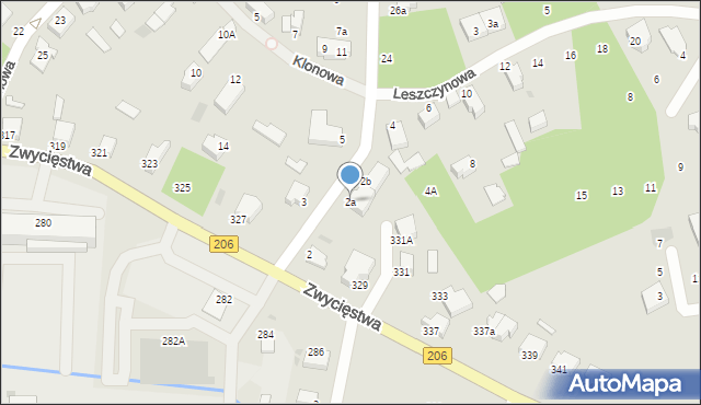 Koszalin, Zdobywców Wału Pomorskiego, 2a, mapa Koszalina