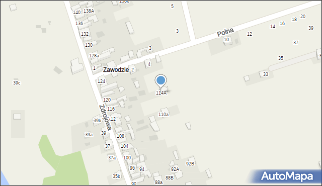 Krościenko nad Dunajcem, Zdrojowa, 114A, mapa Krościenko nad Dunajcem