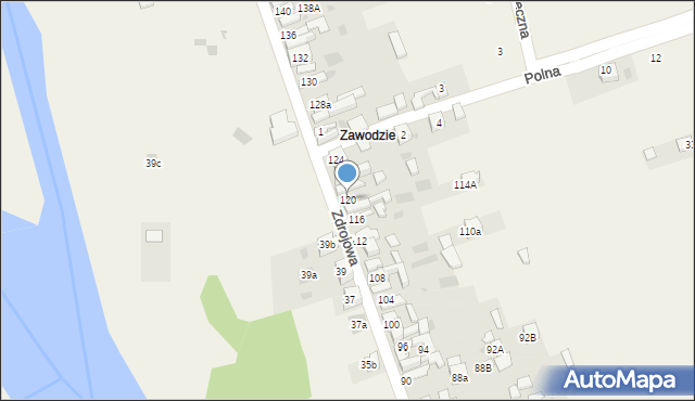 Krościenko nad Dunajcem, Zdrojowa, 120, mapa Krościenko nad Dunajcem