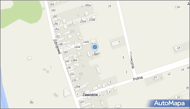 Krościenko nad Dunajcem, Zdrojowa, 138b, mapa Krościenko nad Dunajcem