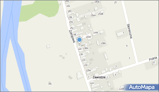 Krościenko nad Dunajcem, Zdrojowa, 142, mapa Krościenko nad Dunajcem