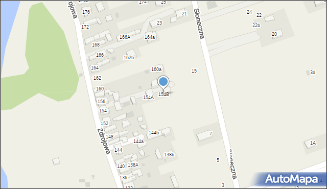 Krościenko nad Dunajcem, Zdrojowa, 154B, mapa Krościenko nad Dunajcem