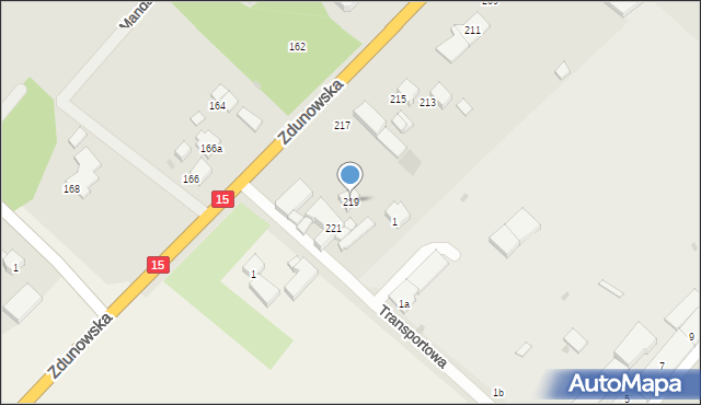 Krotoszyn, Zdunowska, 219, mapa Krotoszyna