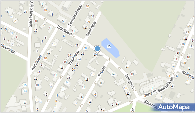 Kutno, Zdrojowa, 12, mapa Kutno