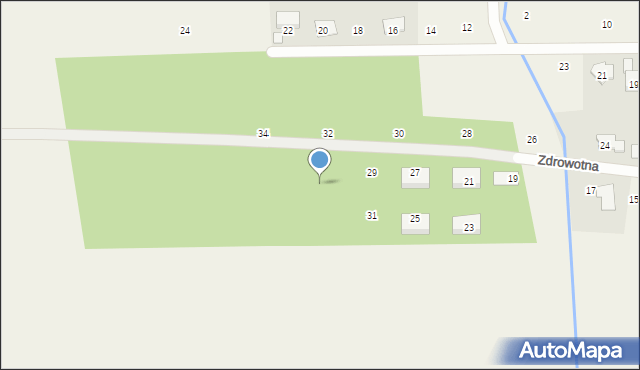 Marysin, Zdrowotna, 35, mapa Marysin