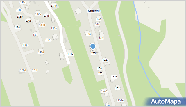 Myślenice, Zdrojowa, 155, mapa Myślenice