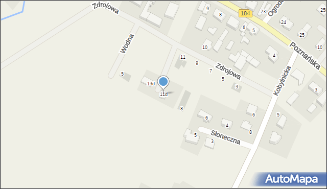 Napachanie, Zdrojowa, 11d, mapa Napachanie