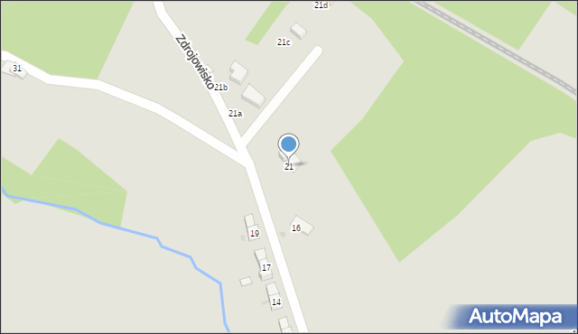 Nowa Ruda, Zdrojowisko, 21, mapa Nowa Ruda