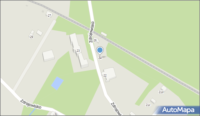 Nowa Ruda, Zdrojowisko, 24, mapa Nowa Ruda