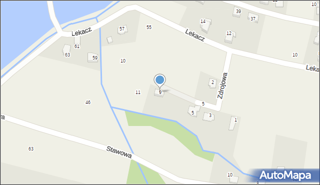 Pisarzowice, Zdrojowa, 9, mapa Pisarzowice