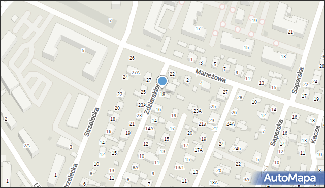 Płock, Zdziarskiego Bolesława, 18, mapa Płock