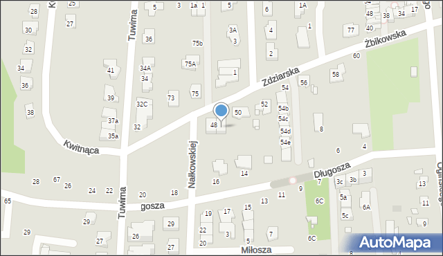 Pruszków, Zdziarska, 48A, mapa Pruszków