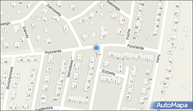 Pruszków, Zdzisława, 2, mapa Pruszków