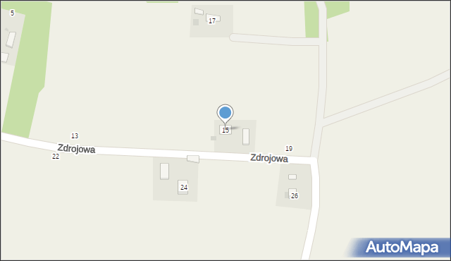 Radgoszcz, Zdrojowa, 15, mapa Radgoszcz