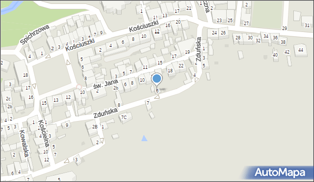 Skarszewy, Zduńska, 6, mapa Skarszewy