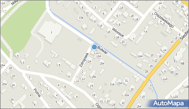 Sokołów Podlaski, Zdrojowa, 4, mapa Sokołów Podlaski