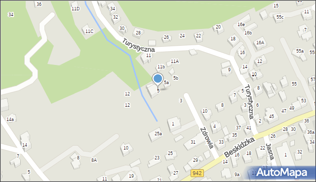 Szczyrk, Zdrowia, 5, mapa Szczyrk