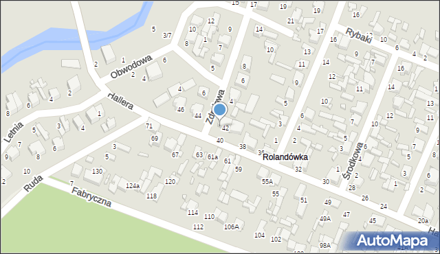 Tomaszów Mazowiecki, Zdrojowa, 2, mapa Tomaszów Mazowiecki