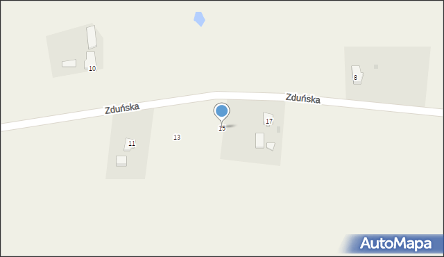 Waćmierz, Zduńska, 15, mapa Waćmierz