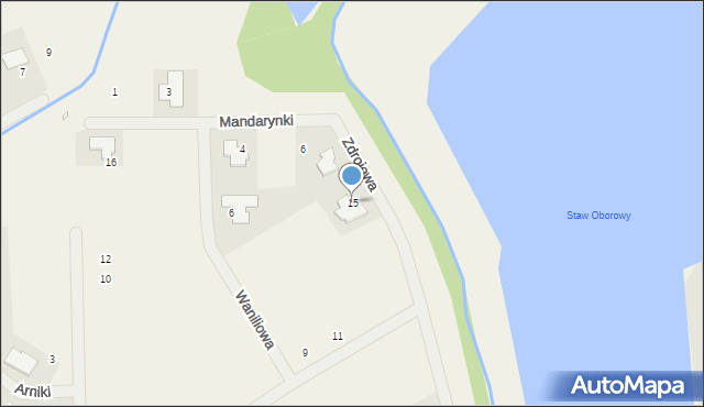 Walendów, Zdrojowa, 15, mapa Walendów