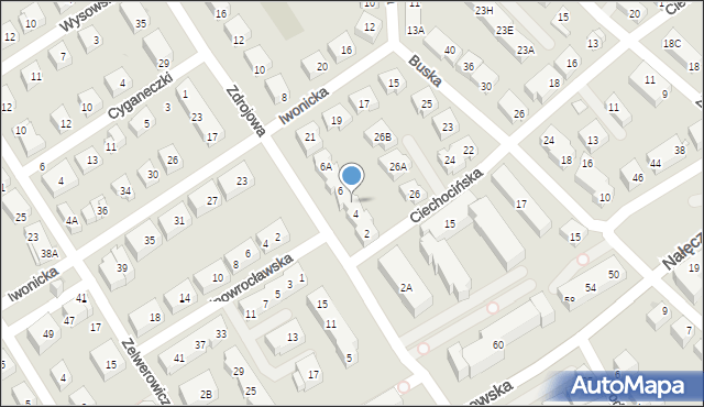 Warszawa, Zdrojowa, 4A, mapa Warszawy