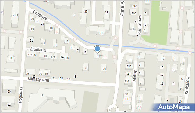 Warszawa, Zdrojowa, 3, mapa Warszawy