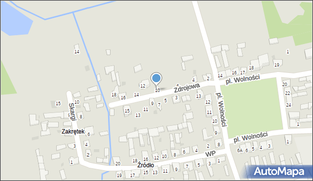 Wyśmierzyce, Zdrojowa, 8, mapa Wyśmierzyce