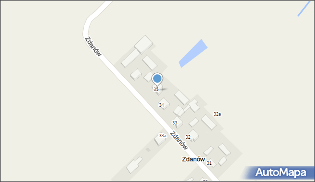 Zdanów, Zdanów, 35A, mapa Zdanów