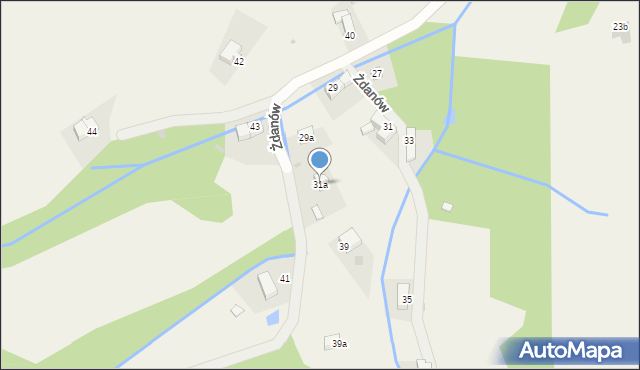 Żdanów, Żdanów, 31a, mapa Żdanów