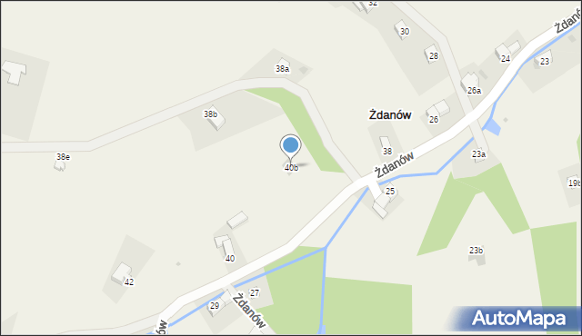 Żdanów, Żdanów, 40b, mapa Żdanów