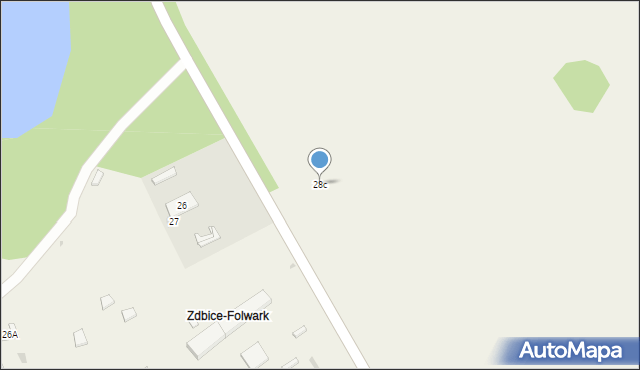 Zdbice, Zdbice, 28c, mapa Zdbice