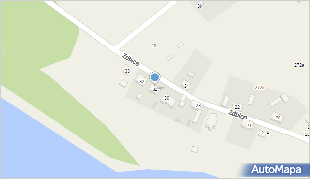 Zdbice, Zdbice, 31, mapa Zdbice