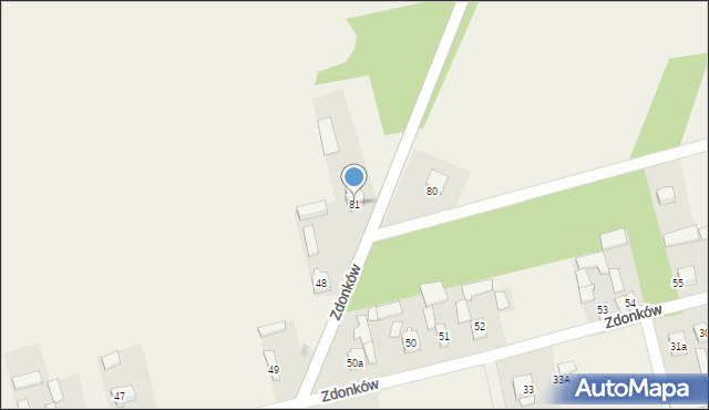 Zdonków, Zdonków, 81, mapa Zdonków