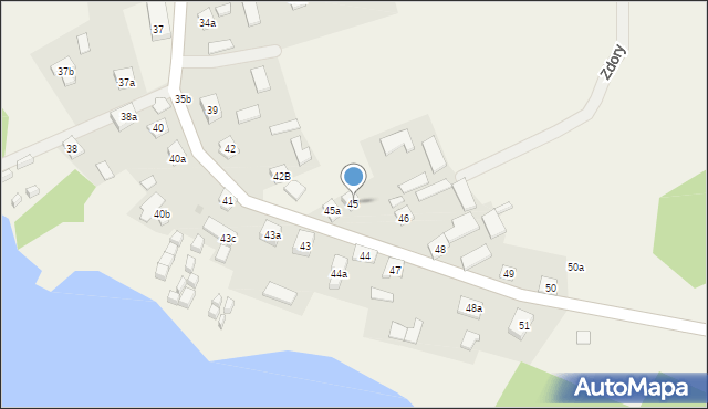 Zdory, Zdory, 45, mapa Zdory