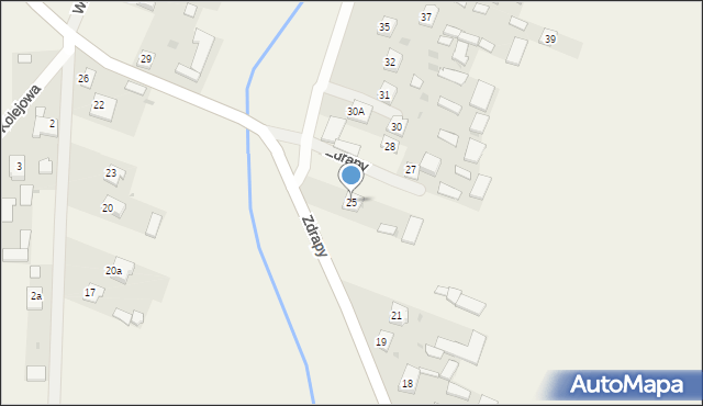 Zdrapy, Zdrapy, 25, mapa Zdrapy