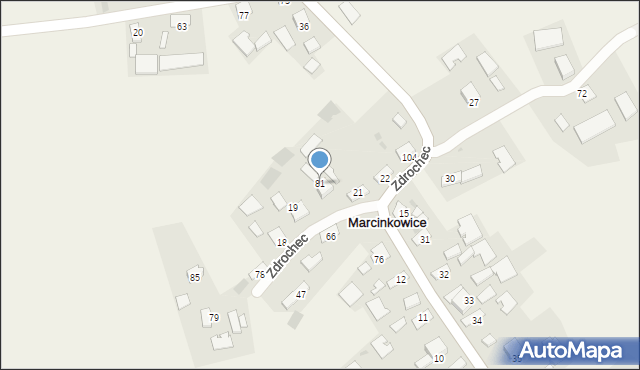 Zdrochec, Zdrochec, 81, mapa Zdrochec