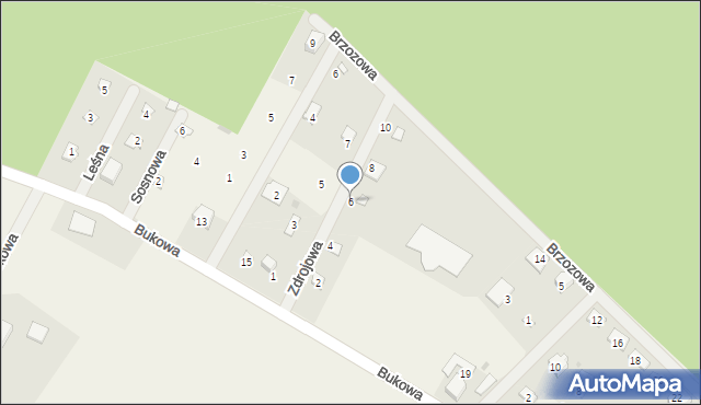 Zdroisko, Zdrojowa, 6, mapa Zdroisko