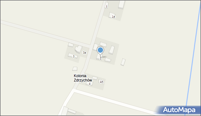 Zdrzychów, Zdrzychów, 2, mapa Zdrzychów