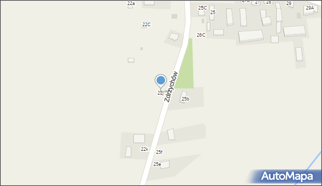 Zdrzychów, Zdrzychów, 22j, mapa Zdrzychów