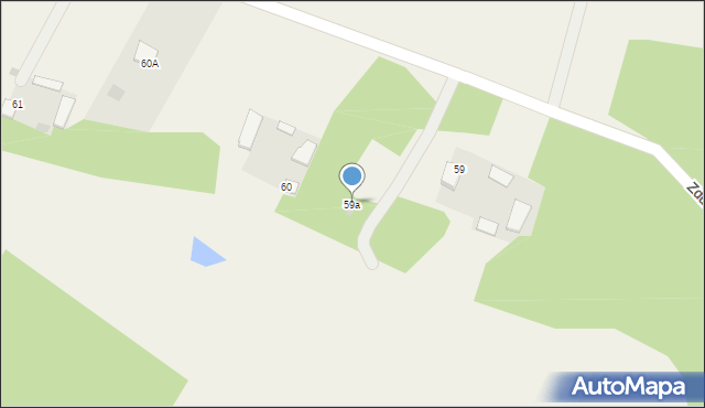 Zdunek, Zdunek, 59a, mapa Zdunek