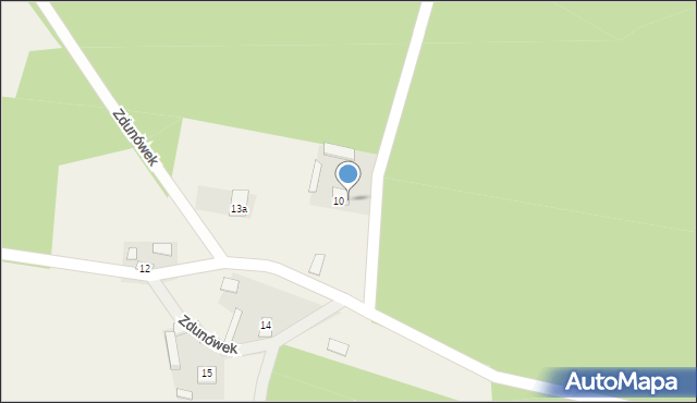 Zdunówek, Zdunówek, 13, mapa Zdunówek