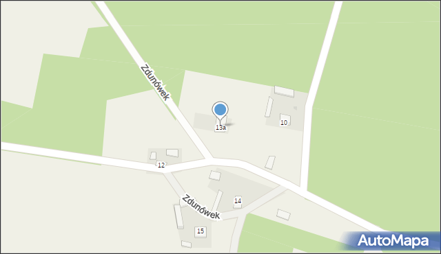 Zdunówek, Zdunówek, 13a, mapa Zdunówek