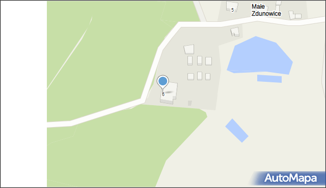 Zdunowice, Zdunowice, 6, mapa Zdunowice